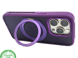 Paars iPhone 15 Pro Hoesje met Ringhouder &ndash; MagSafe &amp; Kickstand | Telefoonstar.nl
