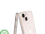 ClearMag Halo &ndash; Transparant iPhone 13 / 14 Hoesje met Witte Magneetring | Telefoonstar.nl