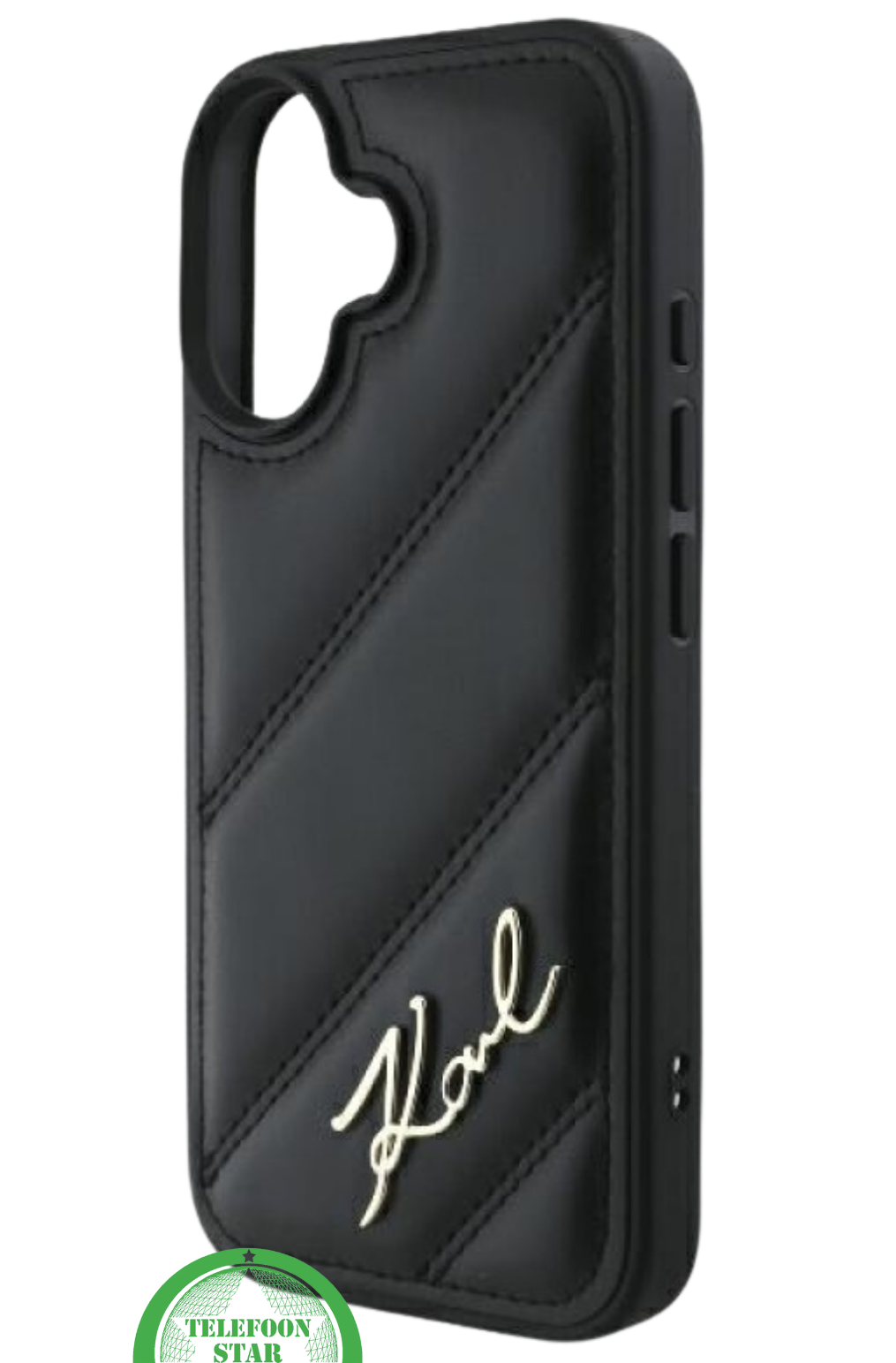 Hoesje voor iPhone 16 Zwart Leren &ndash; Luxe, Bescherming en Tijdloze Klasse