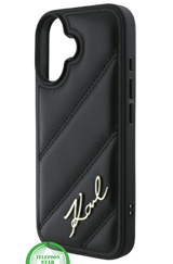 Hoesje voor iPhone 16 Zwart Leren &ndash; Luxe, Bescherming en Tijdloze Klasse