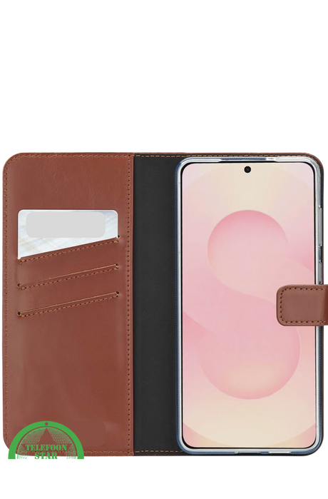 Bookcase Bruin voor Samsung S25 Edge