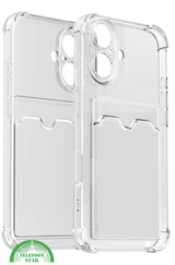 Transparant Hoesje &ndash; Geschikt voor iPhone 17 - Silicone, Geschikt voor MagSafe &ndash; Slank, Sterk en Shock proof - Telefoonstar