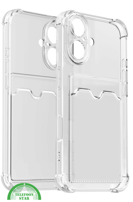 Transparant Hoesje &ndash; Geschikt voor iPhone 17 - Silicone, Geschikt voor MagSafe &ndash; Slank, Sterk en Shock proof - Telefoonstar