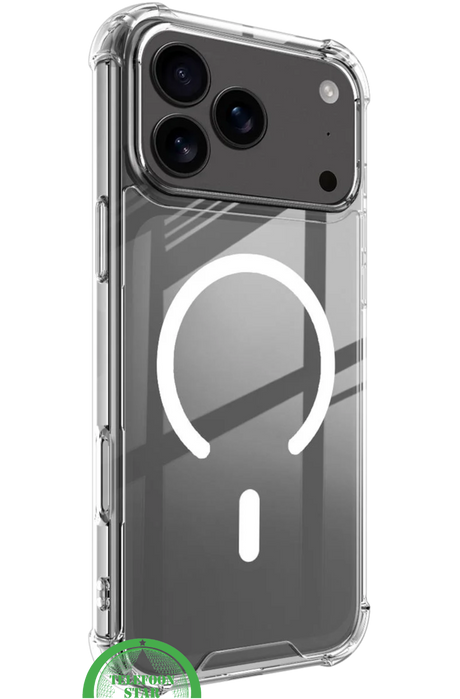 Clear case hoesje voor iPhone 17 Pro Max met MagSafe &ndash; ultra‑dun &amp; stevig, silicone, Slank en flexibel ontwerp | Telefoonstar