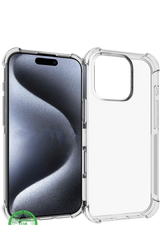Hoesje voor iPhone 16 Pro Max Transparant Bumper Hoesje &ndash; Maximale Bescherming, Minimalistisch Design en Schokbestendig | Telefoonstar