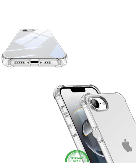 Silicone Hoesje voor iPhone 16E Anti-Shock TPU, Slank, Schokbestendig &amp; Helder Design