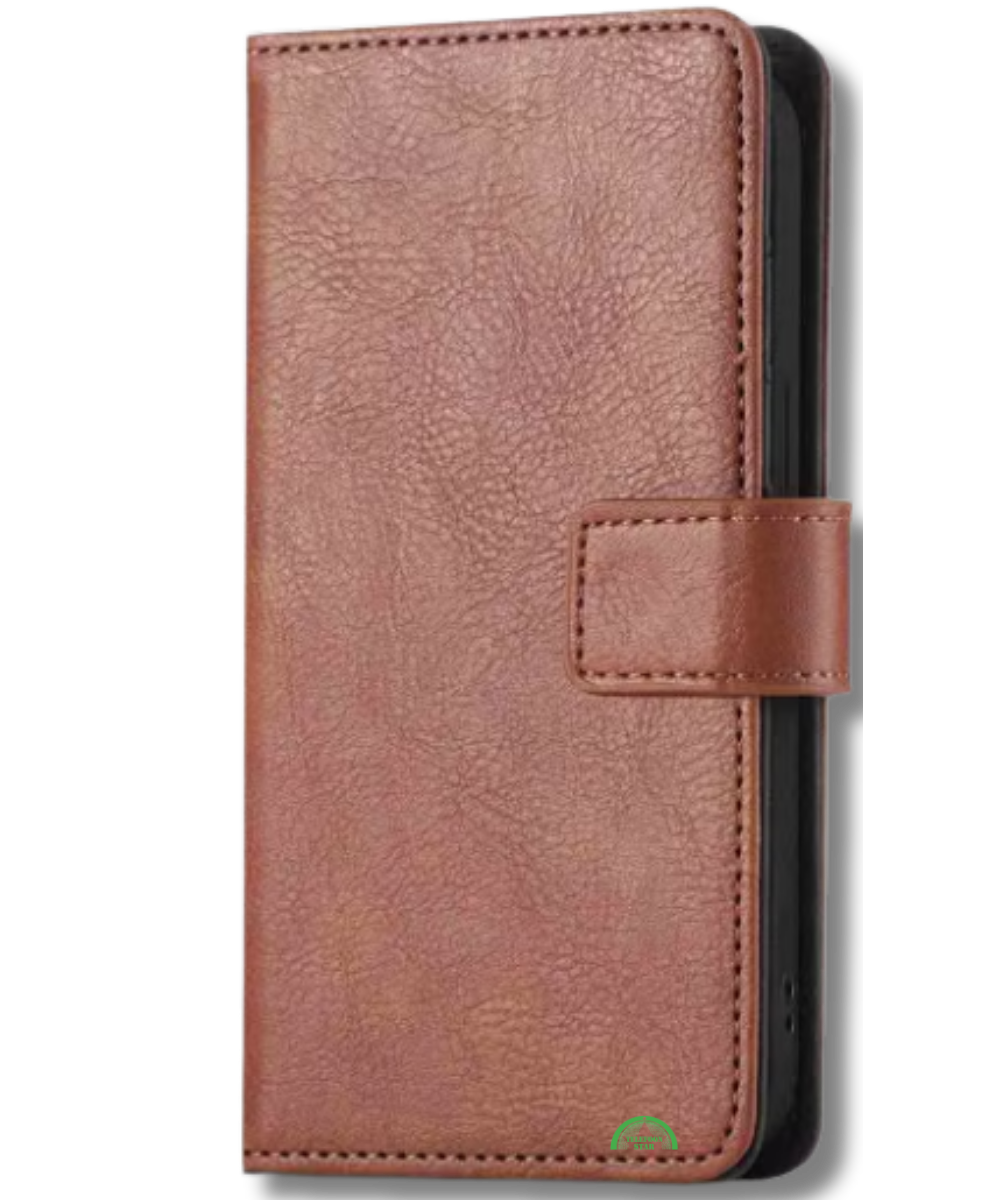 Bookcase Hoesje OnePlus 15 Bruin Magnetische klepsluiting