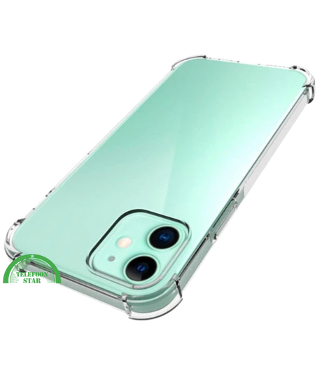 Hoesje voor iPhone 12 Transparant Shockproof, Slank, Sterk &amp; Comfortabel