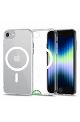Transparant Hoesje voor iPhone SE MagSafe, Magnetisch, Slank &amp; Krasbestendig