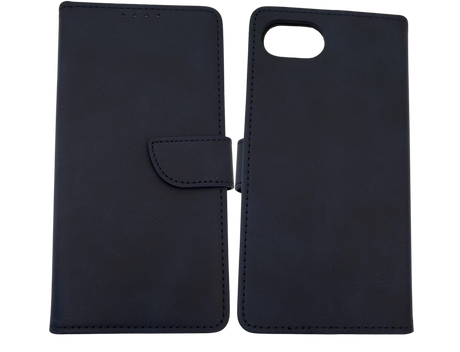 Hoesje voor iPhone 17e blauw Leerlook