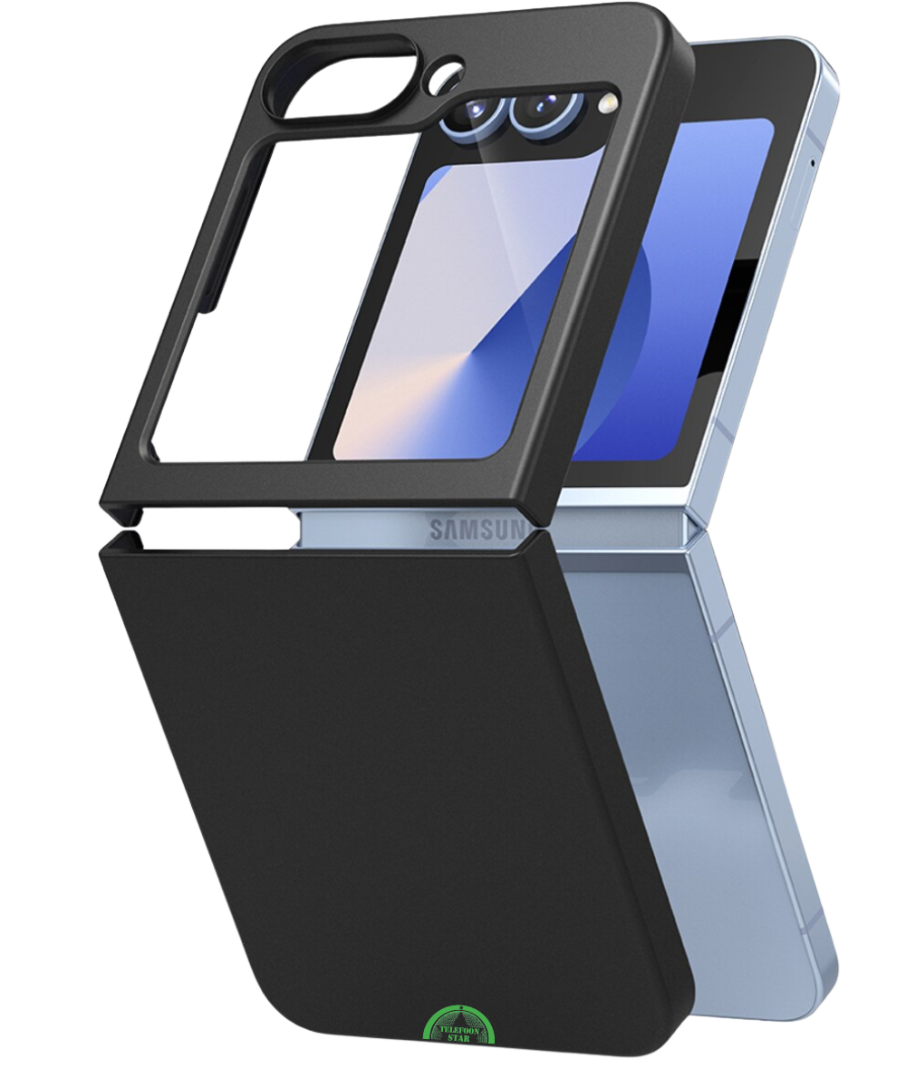 Hoesje voor Samsung Z Flip 7 FE Zwart Slank, stevig en opvouwbaar