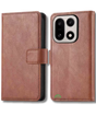 Bookcase Hoesje OnePlus 15 Bruin Magnetische klepsluiting