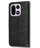 Bookcase Hoesje OnePlus 15 Zwart Magnetische klepsluiting