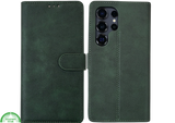 Hoesje voor Samsung Galaxy S26 Ultra Olijfgroen Boekcase