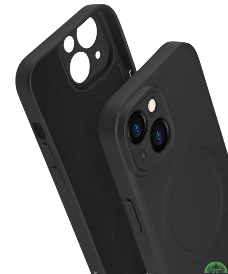 Hoesje voor iPhone 15 Plus Zwart MagSafe Silicone