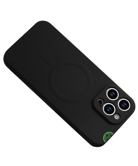 Hoesje voor iPhone 14 Pro &ndash; Zwart MagSafe, Silicone en Sterk