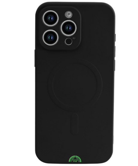 Hoesje voor iPhone 13 Pro &ndash; Zwart MagSafe, Silicone en Sterk