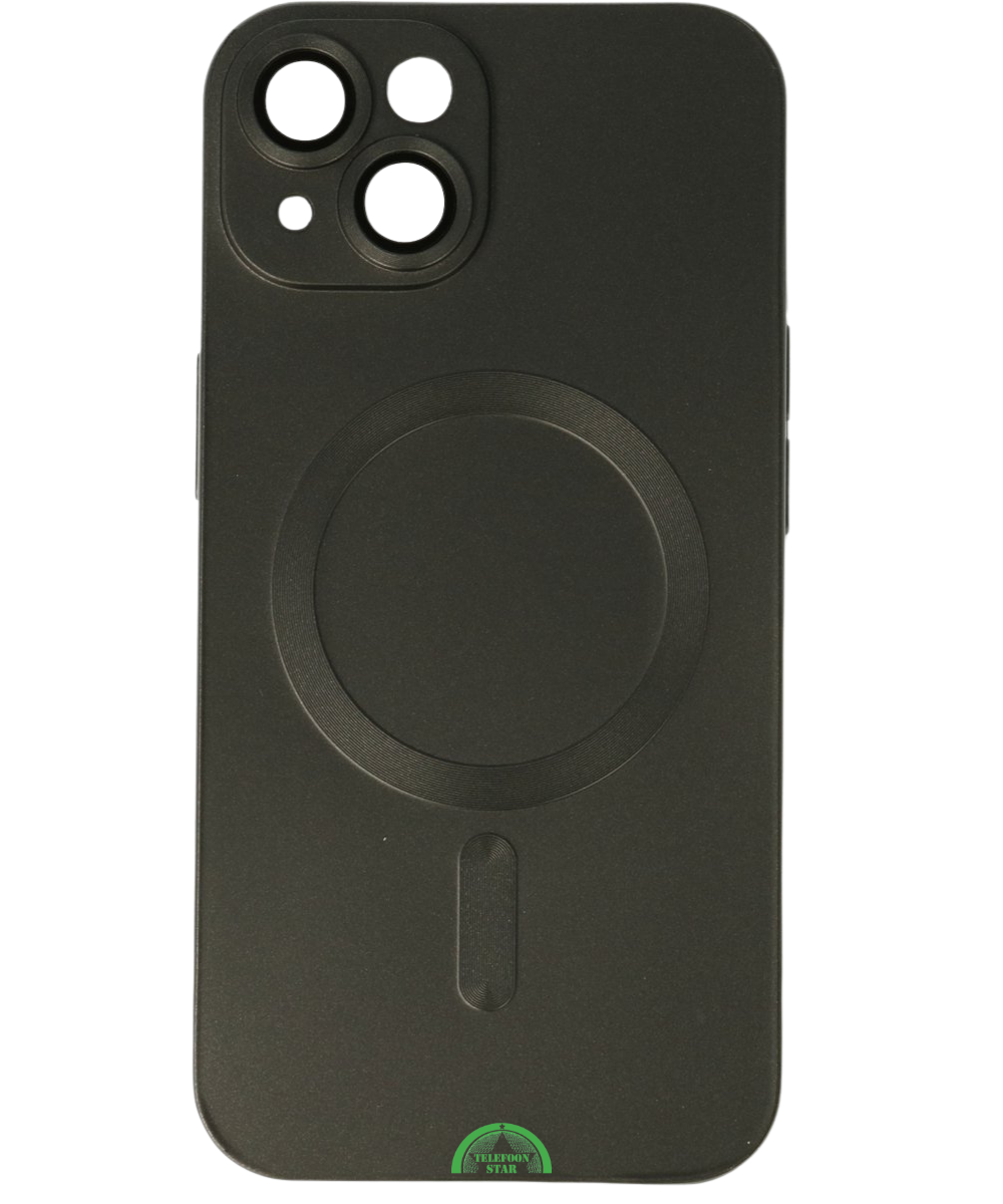 Hoesje voor iPhone 11 Zwart MagSafe, Silicone, Slank, Beschermend