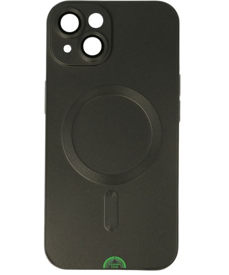 Hoesje voor iPhone 11 Zwart MagSafe, Silicone, Slank, Beschermend