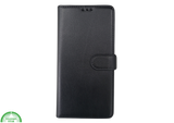 Samsung Galaxy S26 Lichtzwart Boek Case Leer Stijlvolle