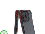 iPhone 16 Pro Rood Hoesje Met Transparante Achterkant Stevige Randbescherming