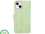Mintgroen Bookcase Hoesje iPhone 13 en 14 Wallet Case met Magneetsluiting | &euro;14,95