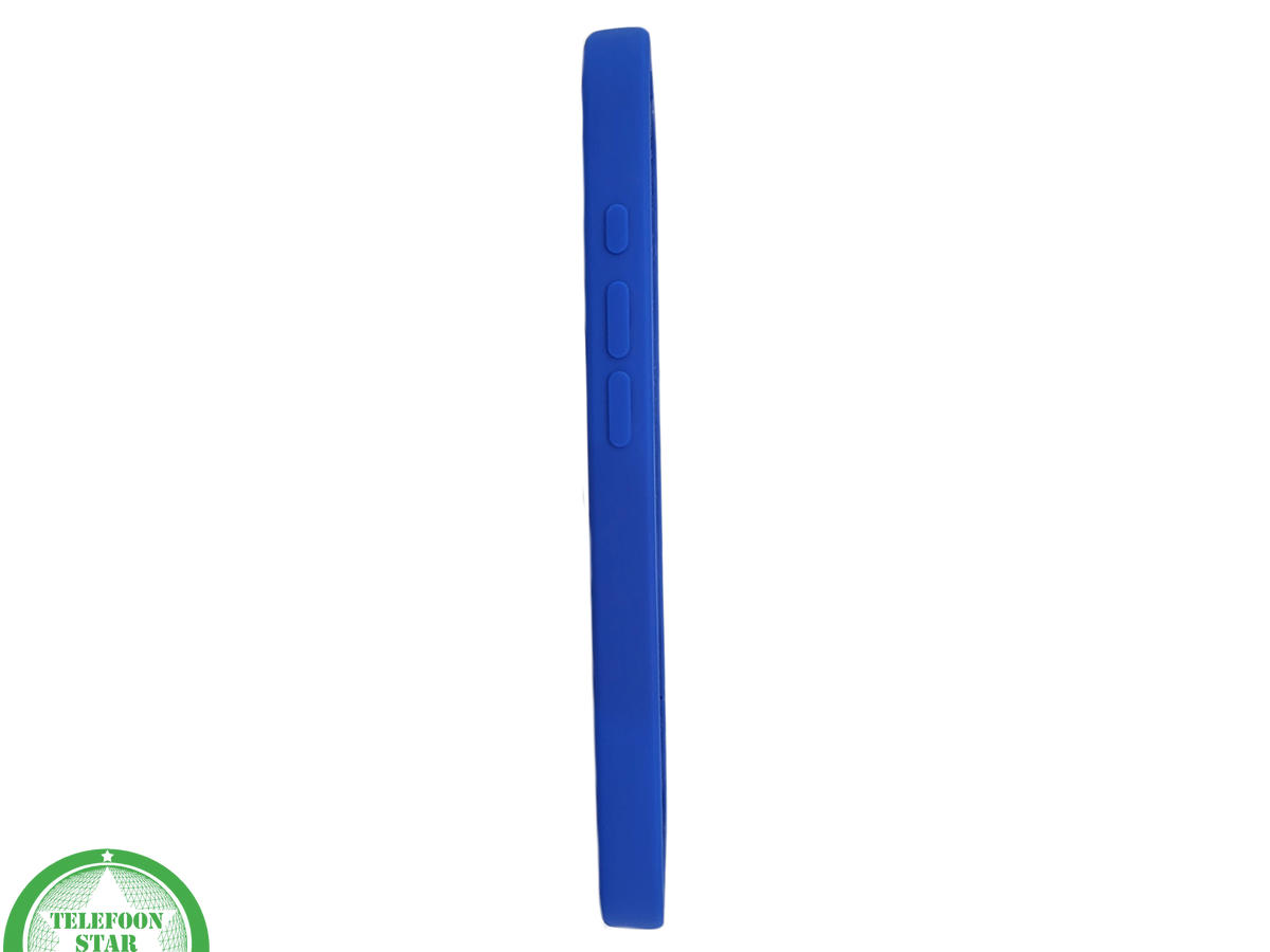 iPhone 16 Pro Max Blauw Hoesje Mat Design Met Verhoogde Camerabescherming