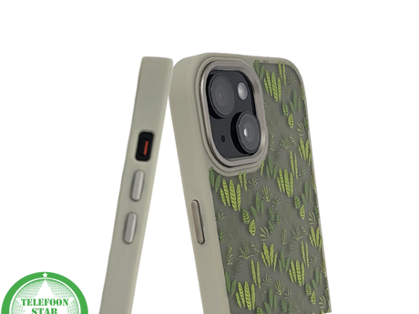 iPhone 15 Plus Hoesje Botanisch Design &ndash; Stevige Bescherming met Natuurlijke Uitstraling