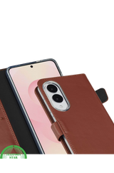 Bookcase Bruin voor Samsung S25 Edge