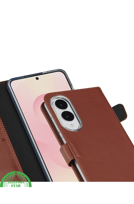 Bookcase Bruin voor Samsung S25 Edge