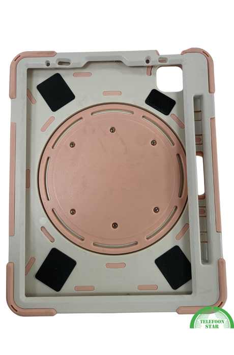Shockproof Kinder Hoes voor iPad Air 4 10.9 (2020) &ndash; 360&deg; Draaibare Handgreep &amp; Standaard &ndash; Roze