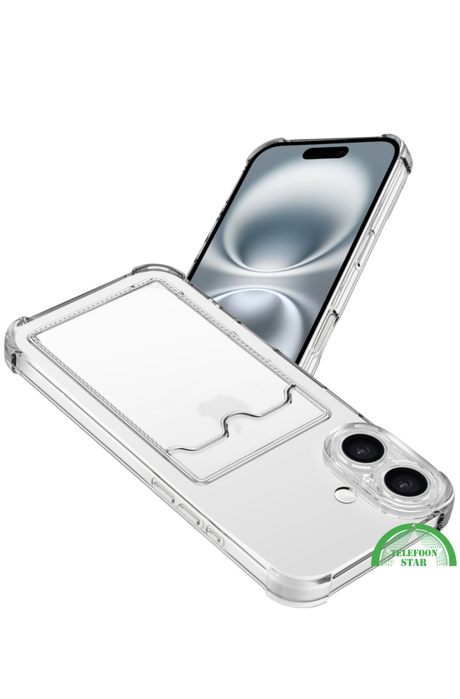 Transparant Hoesje &ndash; Geschikt voor iPhone 17 - Silicone, Geschikt voor MagSafe &ndash; Slank, Sterk en Shock proof - Telefoonstar
