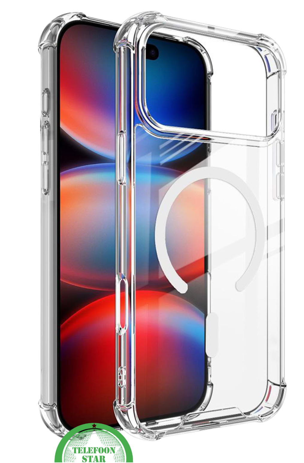 Clear case hoesje voor iPhone 17 Pro Max met MagSafe &ndash; ultra‑dun &amp; stevig, silicone, Slank en flexibel ontwerp | Telefoonstar