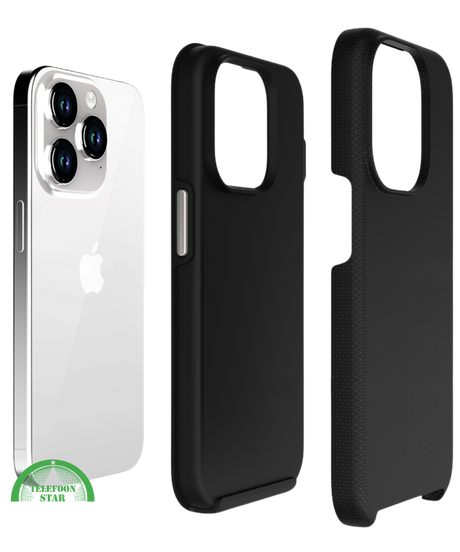 Hoesje voor iPhone 13 Pro Max Silicone Zwart Anti-Slip, Sterk, Gripvast &amp; Slank Design