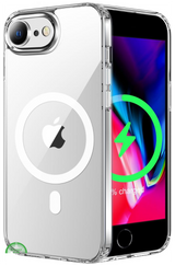 Transparant Hoesje voor iPhone SE 2022 MagSafe, Magnetisch, Slank & Krasbestendig