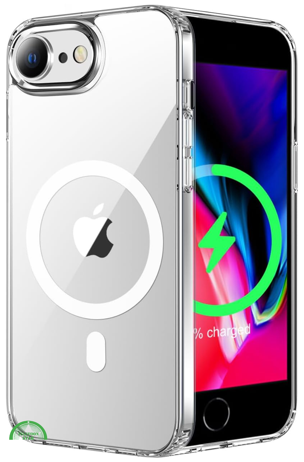Transparant Hoesje voor iPhone SE 2022 MagSafe, Magnetisch, Slank &amp; Krasbestendig