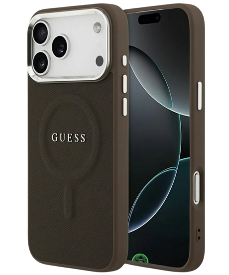 Hoesje voor iPhone 17 Pro Max Zwart Guess Slank, stevig en nauwkeurig