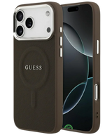 Hoesje voor iPhone 17 Pro Bruin Guess Slank, stevig en nauwkeurig