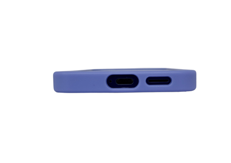 Hoesje voor Samsung Galaxy S26 Transparant met Blauwe Randen