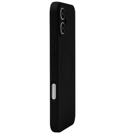 Hoesje voor iPhone 16 Plus Case Zwart Magnetische Back Cover Bescherming