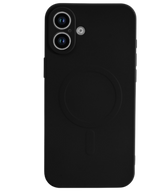 Hoesje voor iPhone 16 Plus Case Zwart Magnetische Back Cover Bescherming