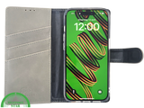 iPhone 15 Pro Hoesje Grijs &ndash; Elegant Bookcase met Pasjeshouder | Telefoonstar