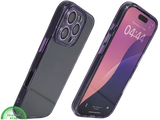 iPhone 16 Pro Paars Hoesje Transparante Achterkant Elegante Bescherming