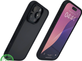 iPhone 16 Pro Max Zwart Hoesje Mat Design Strakke Achterkant Bescherming