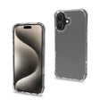 Anti Shock Case geschikt iPhone 16 Transparant hoesje