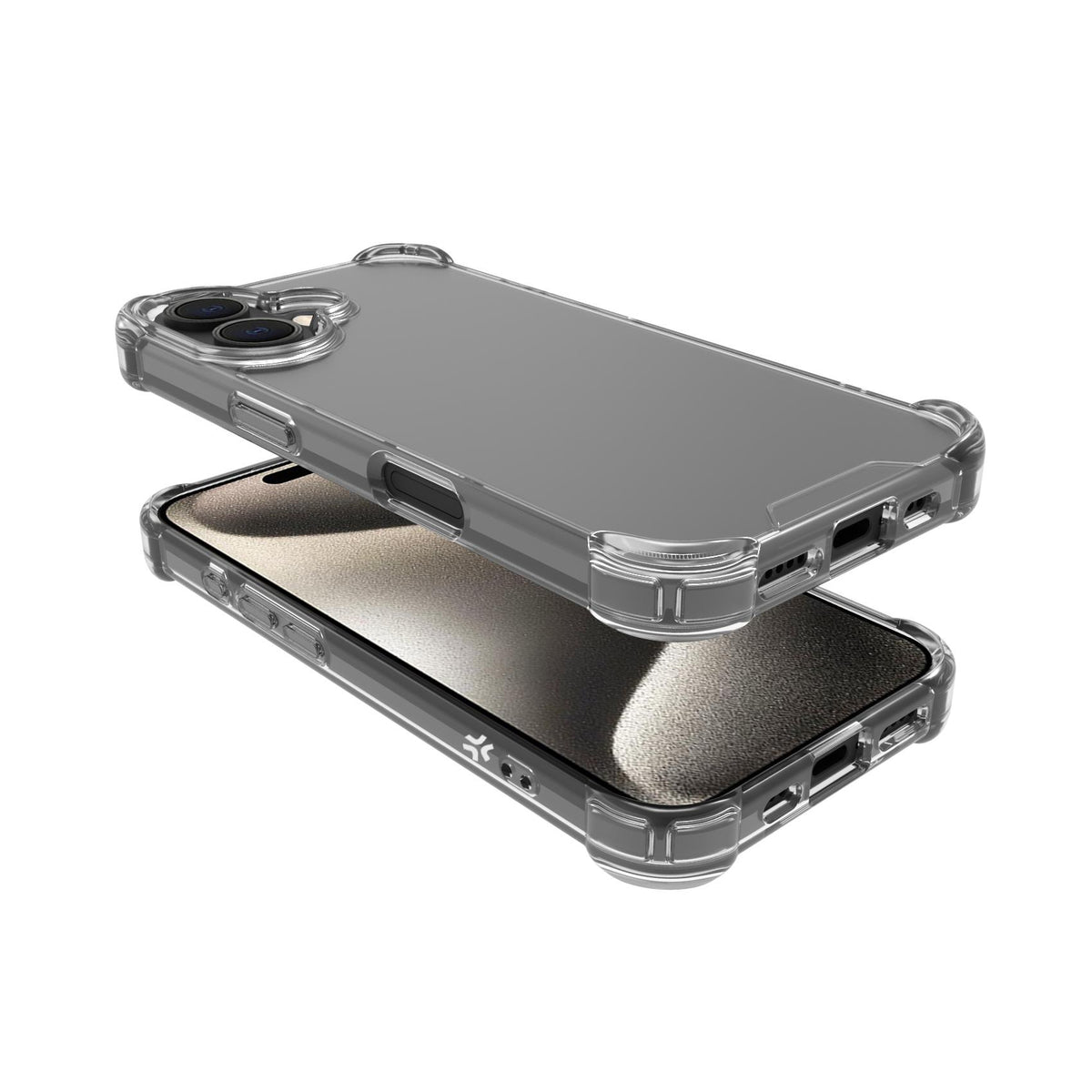Antishock Case geschikt iPhone 17 Transparant hoesje