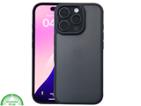 iPhone 16 Pro Max Zwart Hoesje Mat Design Strakke Achterkant Bescherming