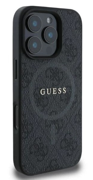 Guess MagSafe Hoesje Zwart iPhone 16 Pro