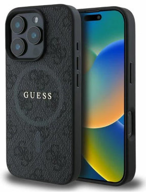 Guess MagSafe Hoesje Zwart iPhone 16 Pro Max