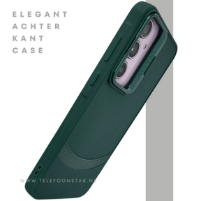 Hoesje voor Samsung A57 Groen met Camera Slider